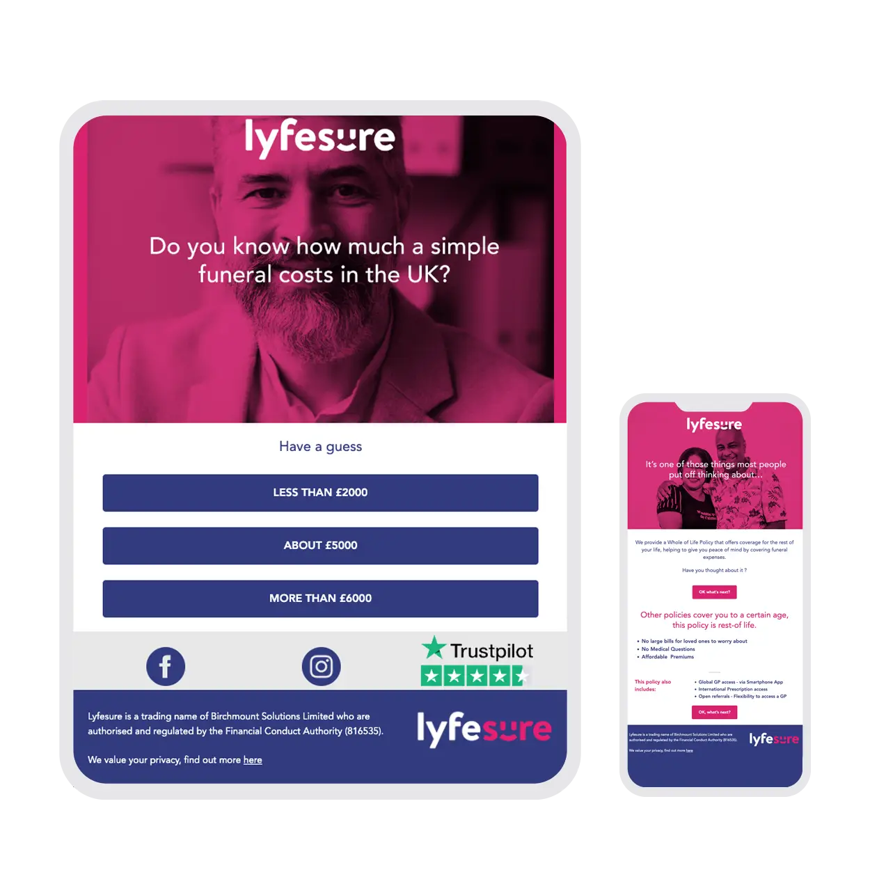 lyfesure emailer